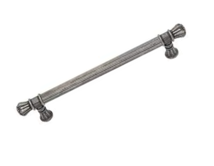 Akbatı Çizgili Kulp Antik Gümüş 160mm