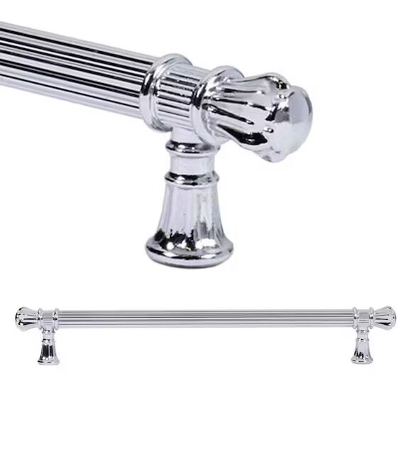 Akbatı Çizgili Kulp Krom 128mm