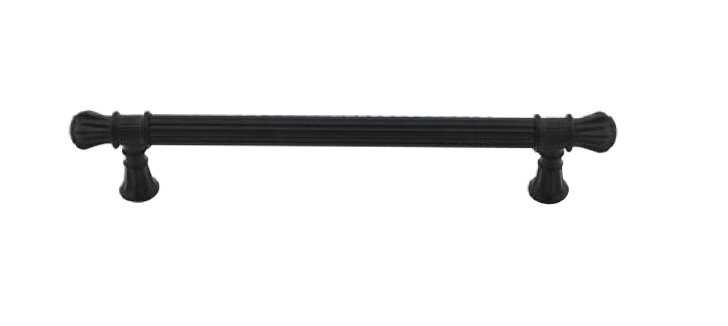 Akbatı Çizgili Kulp Mat Siyah 320mm