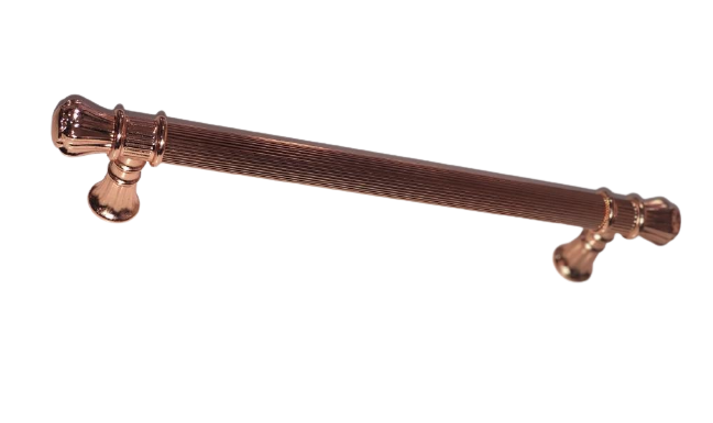 Akbatı Çizgili Kulp Parlak Bakır 224mm
