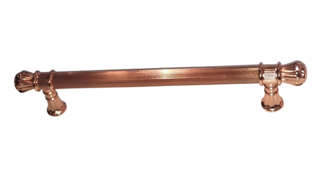 Akbatı Çizgili Kulp Parlak Bakır 224mm