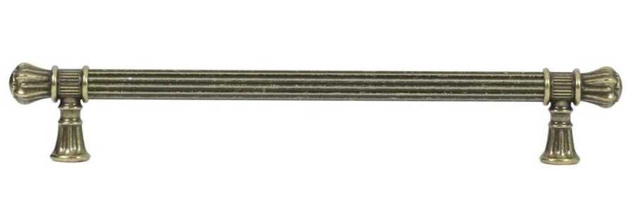 Akbatı Çizgili Kulp Satine Antik Sarı 128mm
