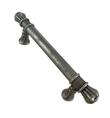 Akbatı Düz Kulp AntikGümüş 128mm