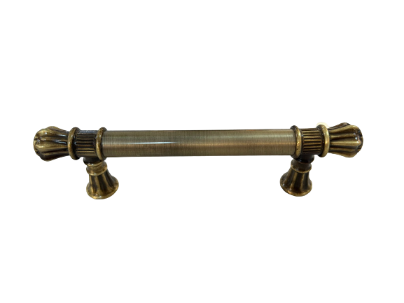 Akbatı Düz Kulp Satine Antik Sarı 128mm