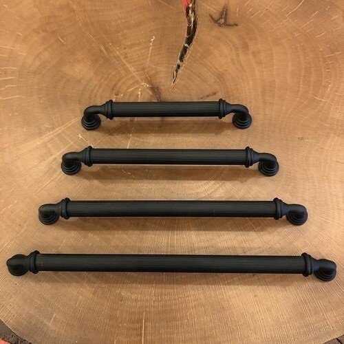 Düz İnce Çizgili 224mm Siyah