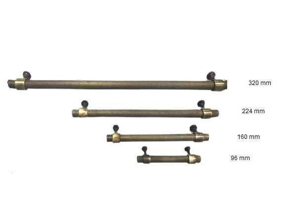 Empoli Desenli Kulp Antik Sarı 224mm