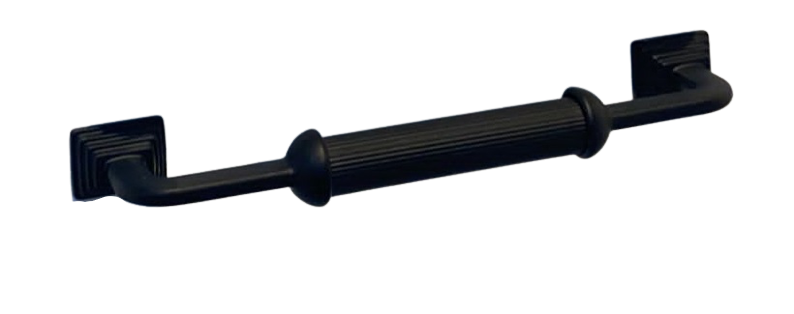 MİRAY Kulp İnce Çizgili Mat Siyah 128mm