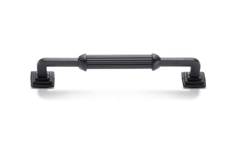 MİRAY Kulp İnce Çizgili Mat Siyah 160mm