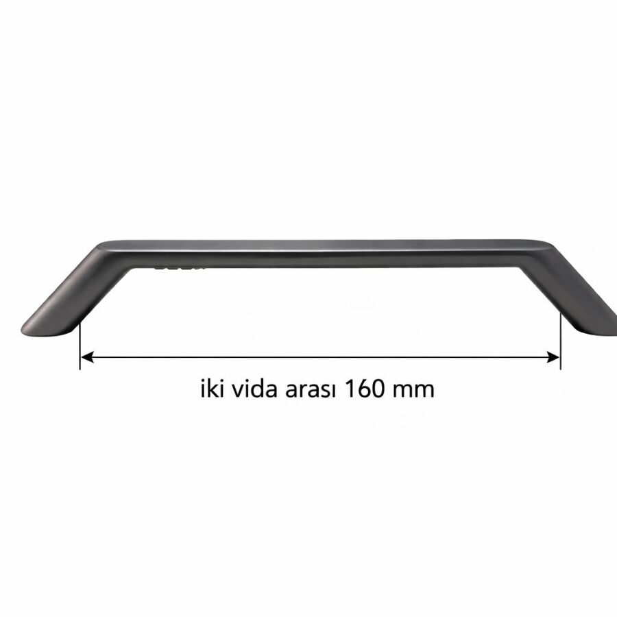 ÖZEN 551 160mm Mat Skoç Füme Kulp