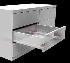 Smart Slide 25cm. Tandem Tam Açılımlı Ray 127240231
