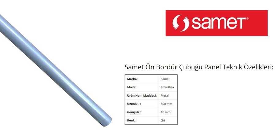 Smartbox İÇ ÇEKMECE ÖN Bordür Çubuğu Gri